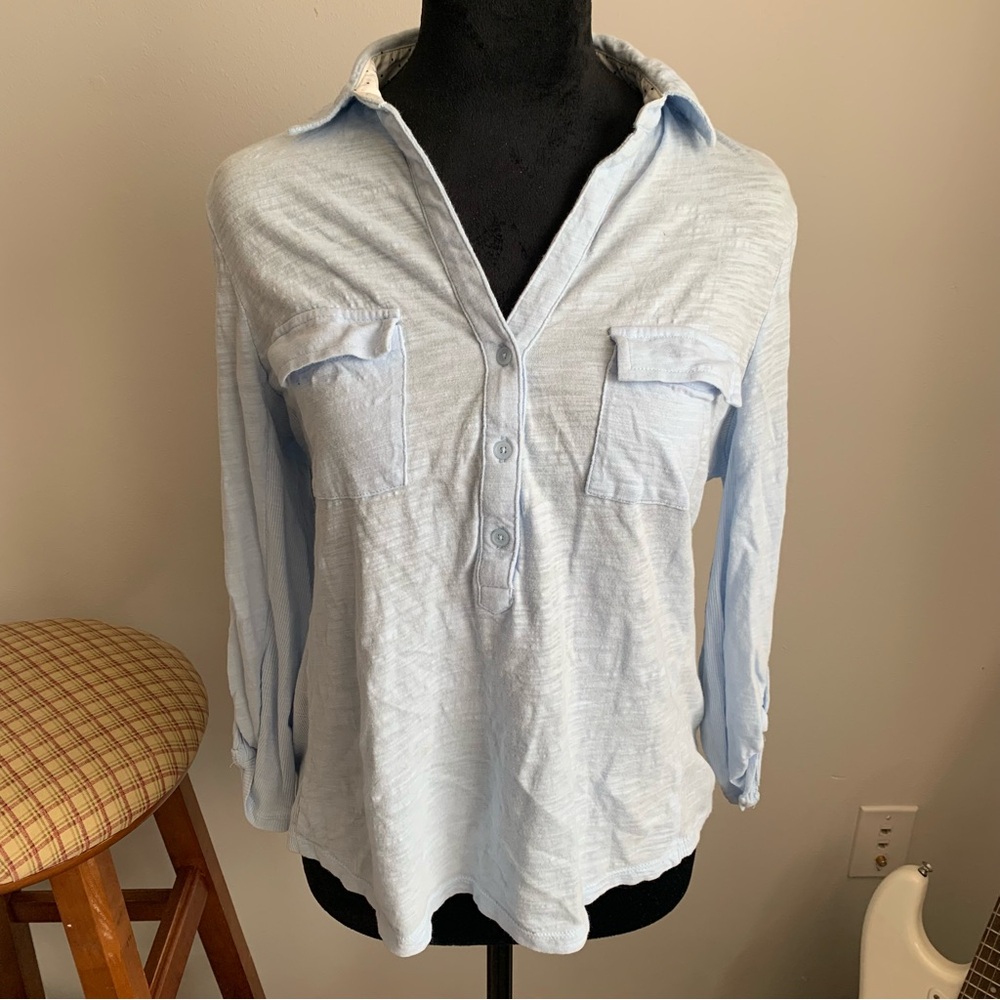 Jones New York Light Blue Button Down Shirt